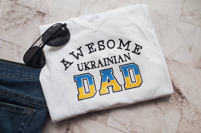 Ukrainian Dad t-shirt / Ukrainian style / Ukrainian symbol t-shirt / Father's day gift