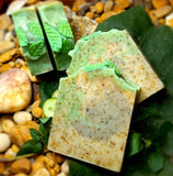 cucumber and Peppermint French Green Clay artisan soap