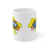 Ukraine mug | Home where my heart is | White ceramic mug 11 oz | Free shipping