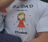 Father's day / Embroidered idea for Father's day / Father's day t-shirt / Embroidered t-shirt